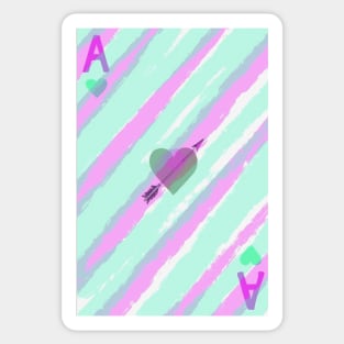 aro - ace of hearts Sticker